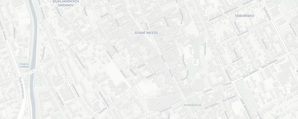 Mapa Jarková 6, Prešov